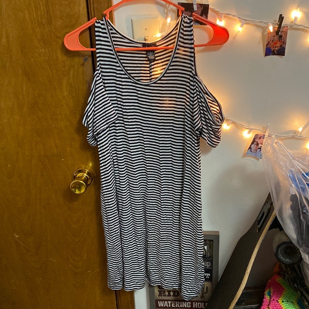 A black and white striped dress, never worn